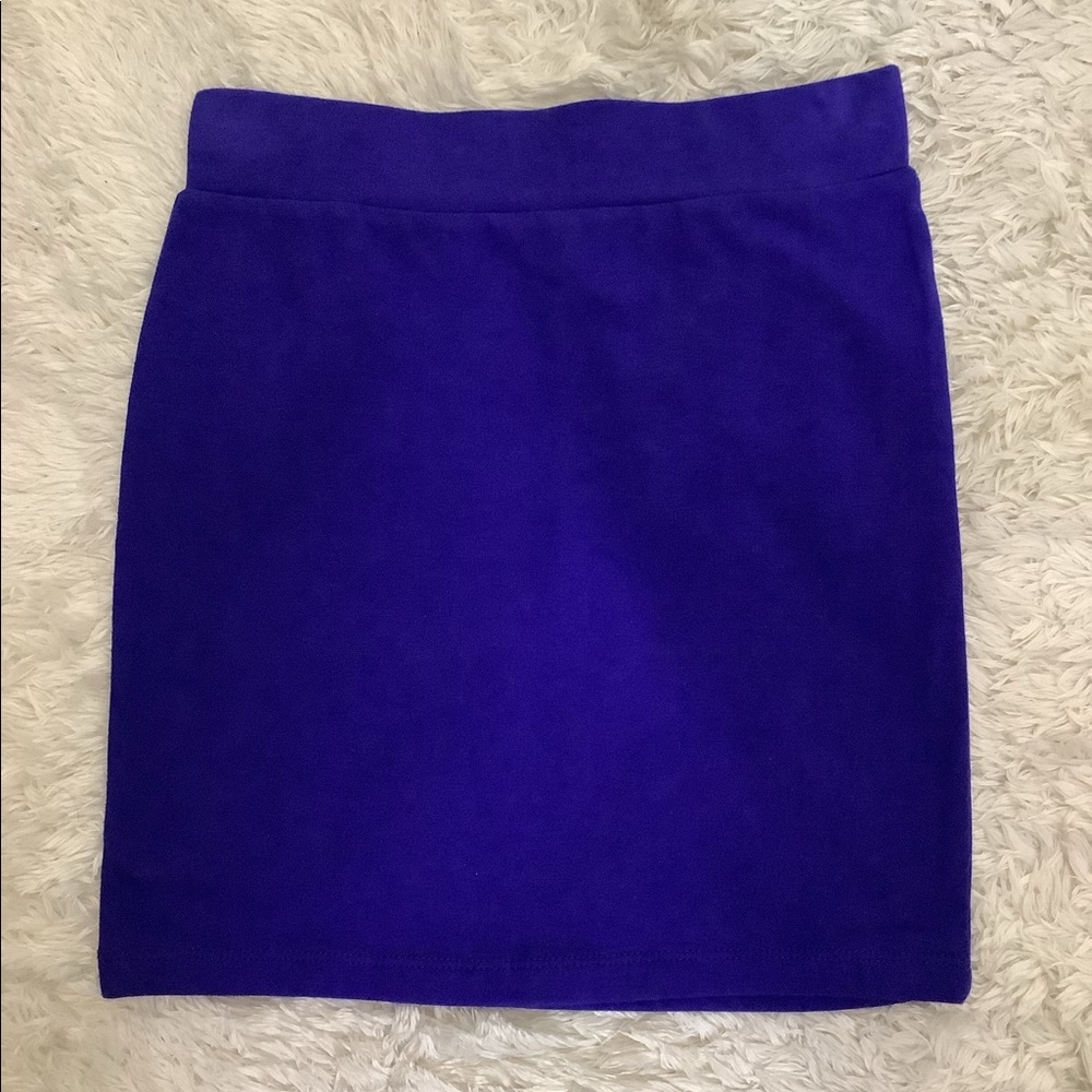 Royal Blue forever 21 miniskirt